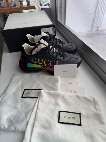 ร้องเท้า Gucci ผู้ชายสีดำ Size 41-42 รูปที่ 7