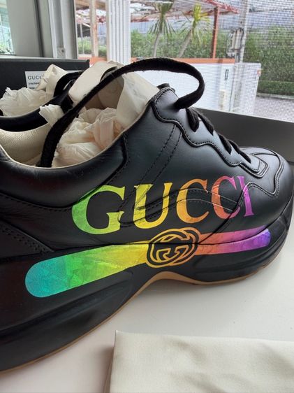 ร้องเท้า Gucci ผู้ชายสีดำ Size 41-42 รูปที่ 4