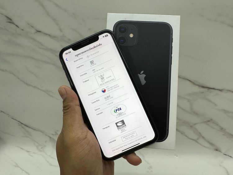 ขาย iPhone 11 64 GB สีดำ ยกกล่อง มือสอง รูปที่ 9