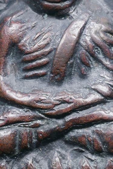 พระหลวงปู่ทวด วัดช้างให้ หลังเตารีด ปี 05 ปั๊มซ้ำใหญ่ปีกกว้าง รูปที่ 7