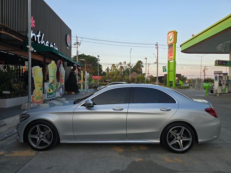 Mercedes-Benz C-Class 2015 C300 Sedan ไฮบริด ไม่ติดแก๊ส เกียร์อัตโนมัติ บรอนซ์เงิน รูปที่ 4