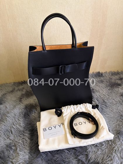 หนังแท้ ไม่ระบุ ดำ  BOYY GALA FOLIO ใส่เอกสาร หรือ Macbook ได้