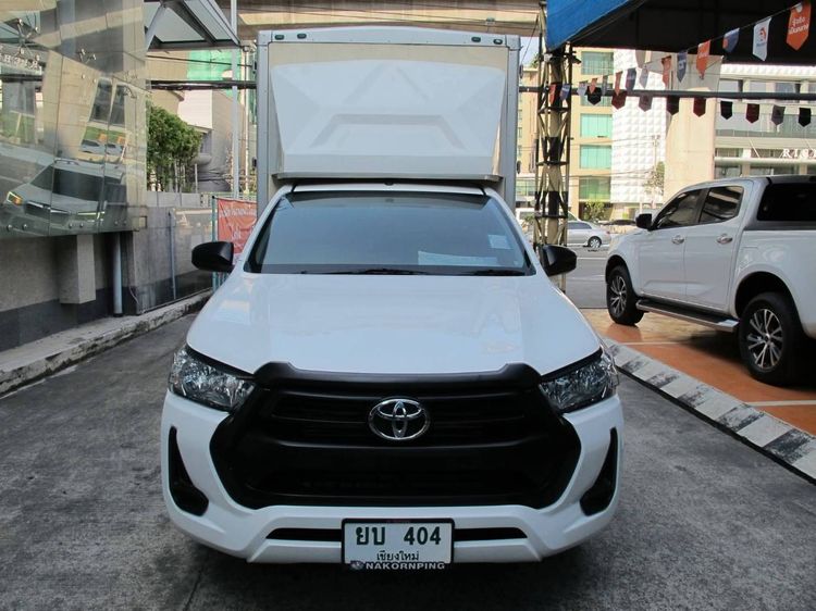 Toyota Hilux Revo 2023 2.4 Entry Pickup ดีเซล ไม่ติดแก๊ส เกียร์ธรรมดา ขาว รูปที่ 3