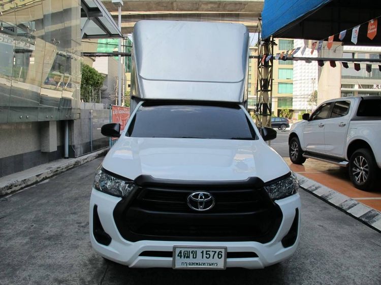 Toyota Hilux Revo 2024 2.4 Entry Pickup ดีเซล ไม่ติดแก๊ส เกียร์อัตโนมัติ ขาว รูปที่ 3