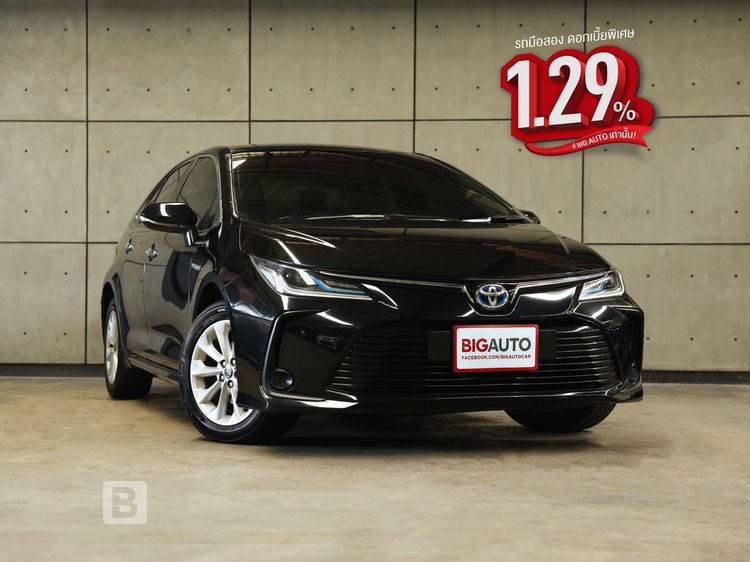 Toyota Altis 2020 1.8 Hybrid Mid Sedan ไฮบริด ไม่ติดแก๊ส เกียร์อัตโนมัติ ดำ