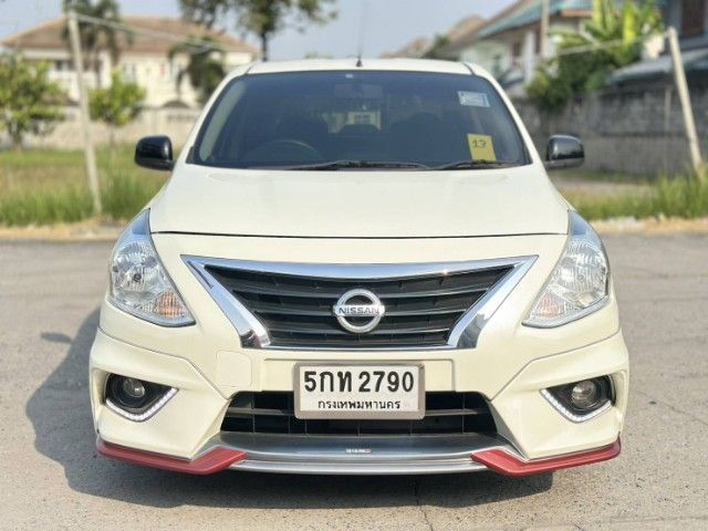 Nissan Almera 2016 1.2 E Sedan เบนซิน ไม่ติดแก๊ส เกียร์อัตโนมัติ ขาว รูปที่ 2