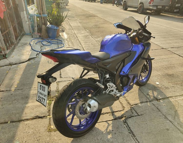 🛵ยังไงก็ขาย R15 ปี 65 เครื่องดี สีสวย สตาร์ทมือ เล่มชุดโอนครบ+เปลี่ยนถ่ายน้ำมันเครื่องฟรี ส่งฟรี30 ก.ม รูปที่ 7