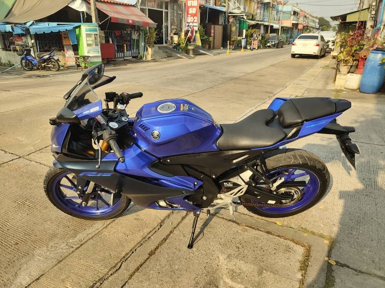 🛵ยังไงก็ขาย R15 ปี 65 เครื่องดี สีสวย สตาร์ทมือ เล่มชุดโอนครบ+เปลี่ยนถ่ายน้ำมันเครื่องฟรี ส่งฟรี30 ก.ม รูปที่ 2
