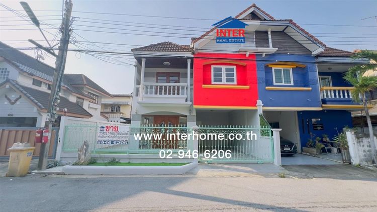 บ้านเเฝด 2 ชั้น 35 ตร.ว. หมู่บ้านรังสิยา รามอินทรา 74 ซอยรามอินทรา74 ถนนรามอินทรา ถนนทางด่วนวงแหวนรามอินทรา เขตคันนายาว กรุงเทพมหานคร