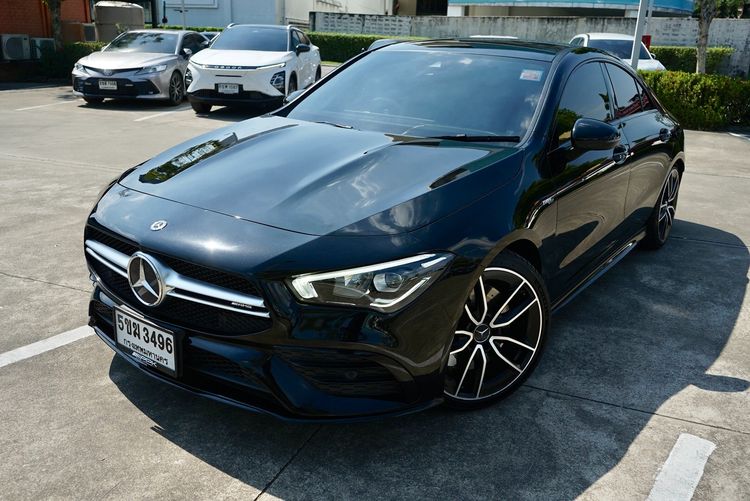 Mercedes-Benz CLA-Class 2020 CLA35 Sedan เบนซิน ไม่ติดแก๊ส เกียร์อัตโนมัติ ดำ รูปที่ 4