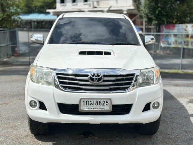 Toyota Hilux Vigo Champ 2013 Smart Cab 3.0 G Prerunner Pickup ดีเซล ไม่ติดแก๊ส เกียร์อัตโนมัติ ขาว รูปที่ 2