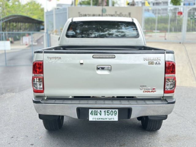 Toyota Hilux Vigo Champ 2013 Smart Cab 2.5 G VNT Prerunner Pickup ดีเซล ไม่ติดแก๊ส เกียร์อัตโนมัติ เทา รูปที่ 2