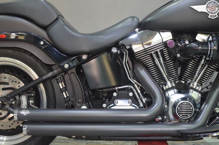 Harley Fat Boy Lo ปี 2014 สีดำ Black Denim รูปที่ 15