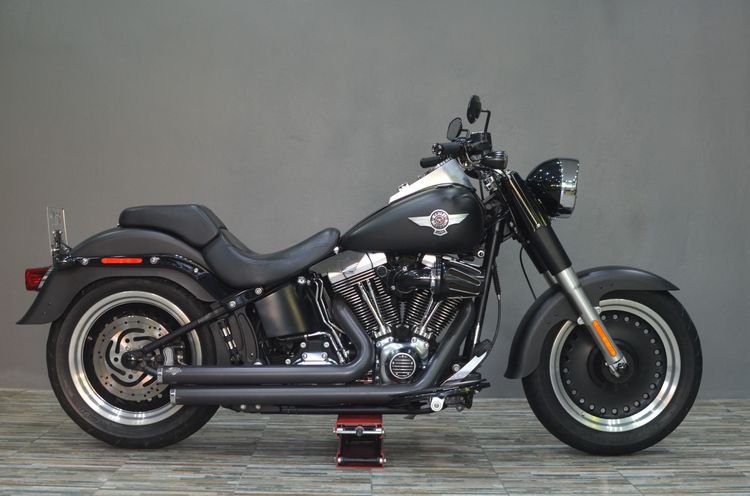 Harley Fat Boy Lo ปี 2014 สีดำ Black Denim