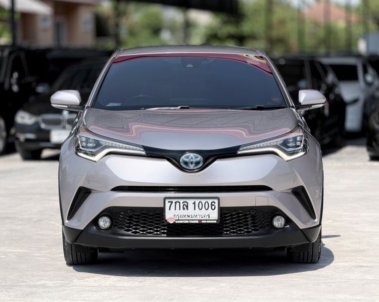 Toyota C-HR 2018 1.8 Hybrid Hi Utility-car ไฮบริด ไม่ติดแก๊ส เกียร์อัตโนมัติ เทา รูปที่ 2