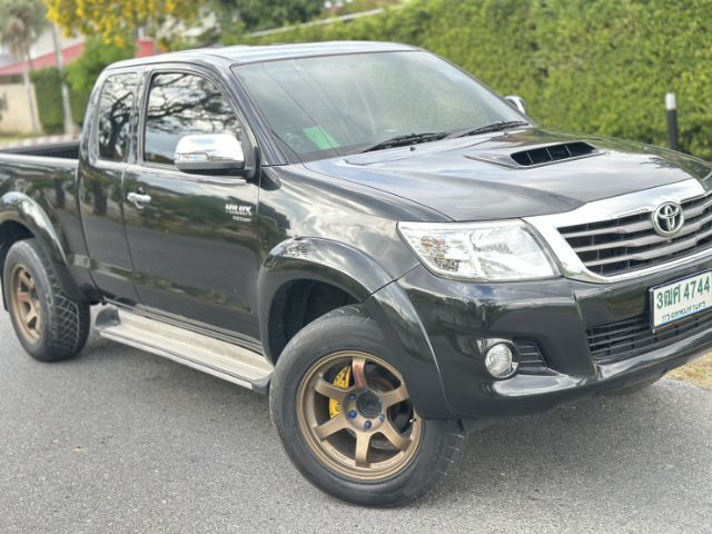 Toyota Hilux Vigo Champ 2013 Smart Cab 2.5 E VNT Prerunner Pickup ดีเซล ไม่ติดแก๊ส เกียร์ธรรมดา ดำ
