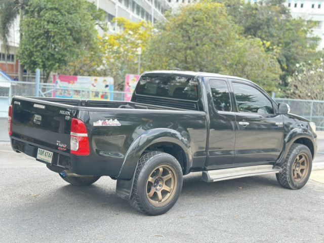 Toyota Hilux Vigo Champ 2013 Smart Cab 2.5 E VNT Prerunner Pickup ดีเซล ไม่ติดแก๊ส เกียร์ธรรมดา ดำ รูปที่ 4