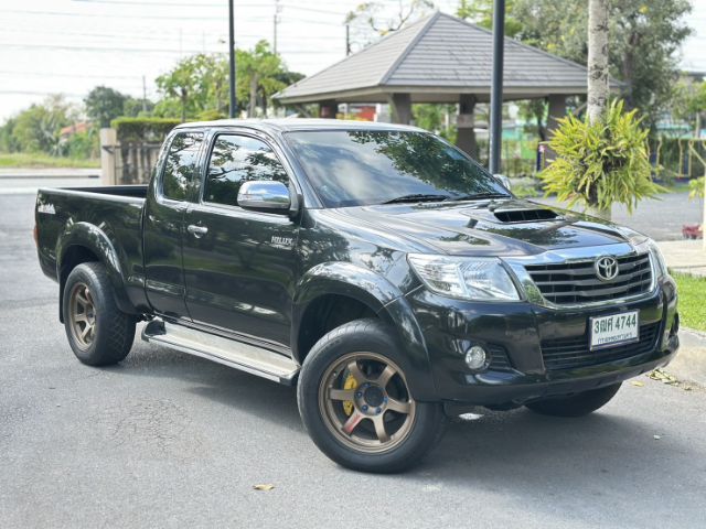 Toyota Hilux Vigo Champ 2013 Smart Cab 2.5 E Prerunner Pickup ดีเซล ไม่ติดแก๊ส เกียร์ธรรมดา ดำ