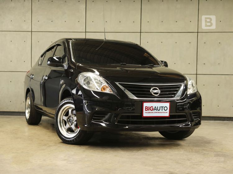 Nissan Almera 2013 1.2 ES Sedan เบนซิน ไม่ติดแก๊ส เกียร์อัตโนมัติ ดำ