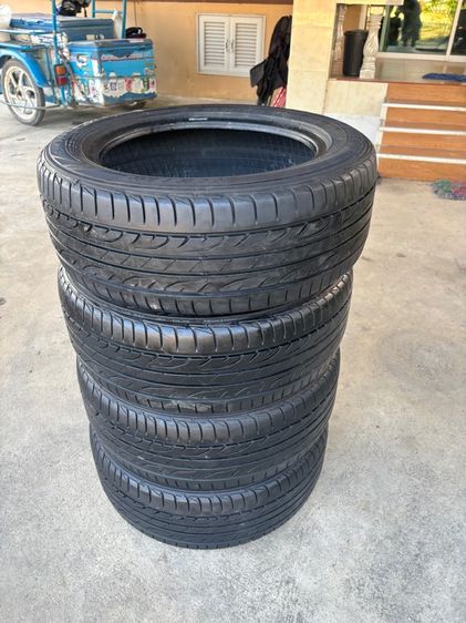 1ชุดยาง195 55 15ปี20ปลายปีดอกเต็มไม่ปะไม่บวม รูปที่ 9