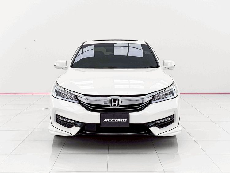Honda Accord 2016 2.0 Hybrid Tech Sedan ไฮบริด ไม่ติดแก๊ส เกียร์อัตโนมัติ ขาว รูปที่ 3