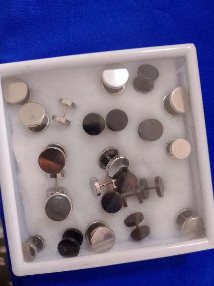 จิวหูสแตนเลส ขาว ดำ งานเงา รูปที่ 8