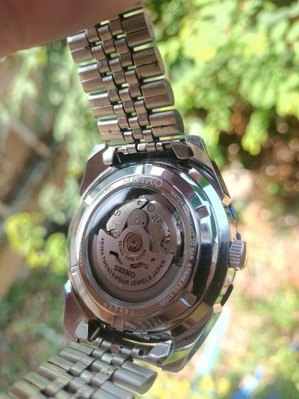 ขายนาฬิกา SEIKO Sports รุ่น SRP747J1 Auto day date Made Japan ออโต หน้าน้ำเงิน พลายน้ำสว่างเครื่อง 4r36 ไขลานได้ สวย เดินปรกติจูบิลี่ไม่เดิม รูปที่ 7