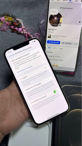 ขายไอโฟน 12 pro max 128  เครื่องไม่เคยแกะ ซ่อม ค่ะ 