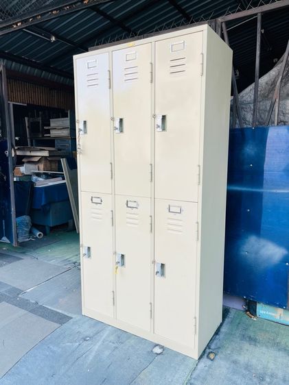 ตู้ล๊อคเกอร์ Locker ยี่ห้อ Lucky แบบ 6 ช่อง รูปที่ 2