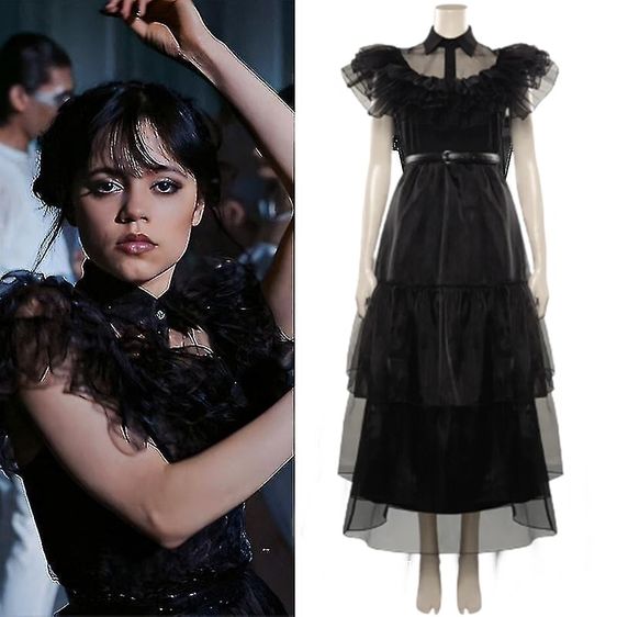 เดรสดำ คอสเพลย์ฮาโลวีน รูปที่ 2