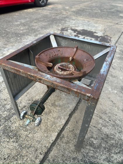 เตาแก็ส KB5 พร้อมขาตั้งแบบมีผนังปิดกั้นลมสูง42ซม. รูปที่ 4