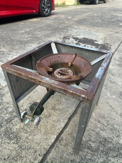 เตาแก็ส KB5 พร้อมขาตั้งแบบมีผนังปิดกั้นลมสูง42ซม. รูปที่ 5