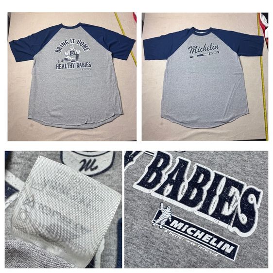เสื้อยืด Michelin ผ้าบาง Size XXL