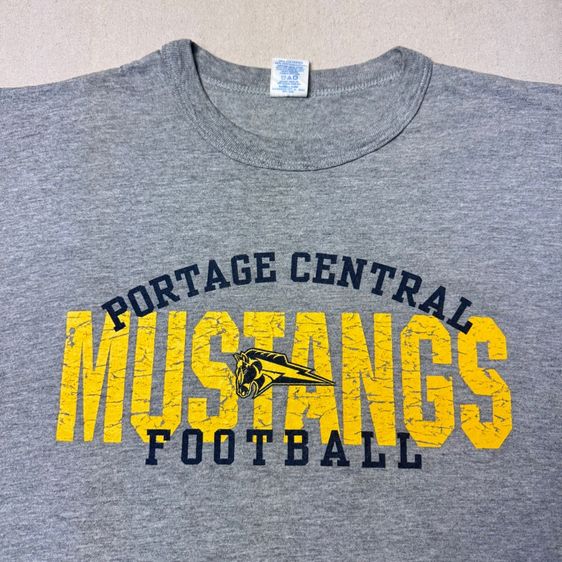 เสื้อยืดผ้าบาง Russell x Mustangs Football Size M 