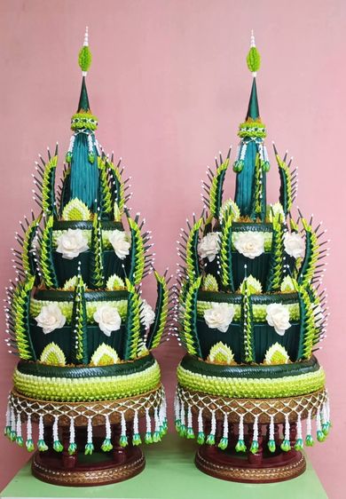 รับทำบายศรีผ้า บายศรีสด สั่งล่วงหน้า รูปที่ 15