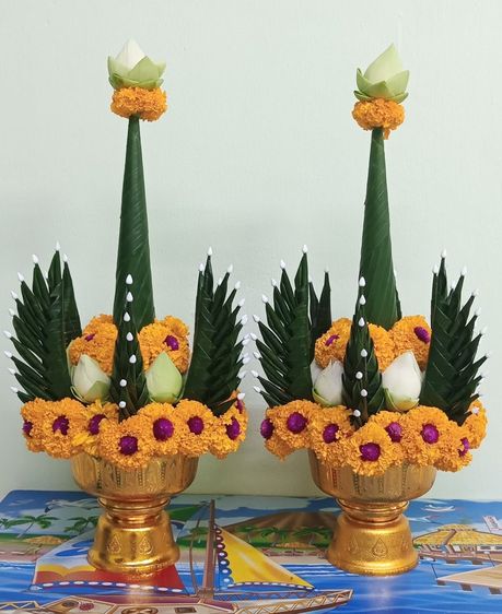 รับทำบายศรีผ้า บายศรีสด สั่งล่วงหน้า รูปที่ 2