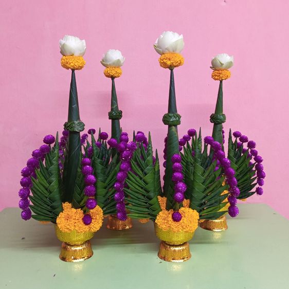 รับทำบายศรีผ้า บายศรีสด สั่งล่วงหน้า รูปที่ 4