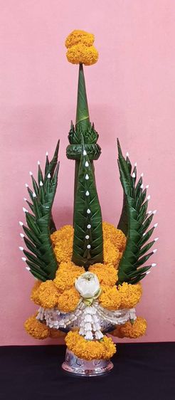 รับทำบายศรีผ้า บายศรีสด สั่งล่วงหน้า รูปที่ 9