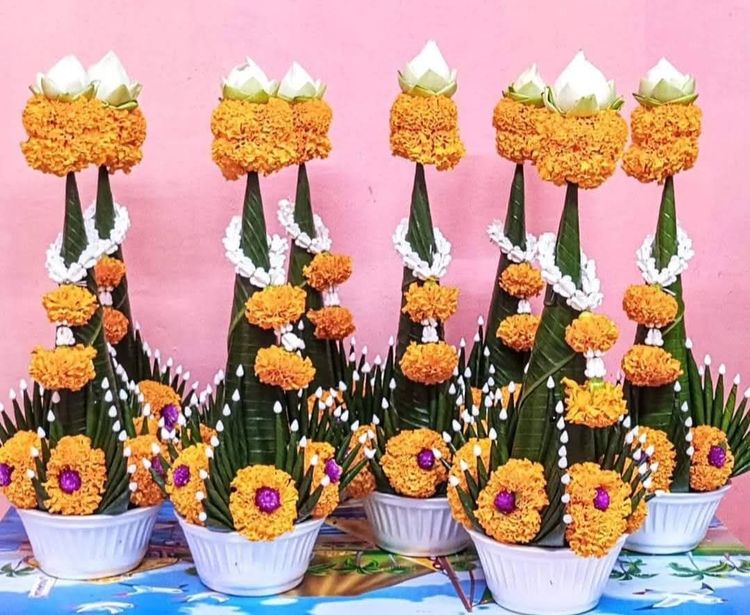 รับทำบายศรีผ้า บายศรีสด สั่งล่วงหน้า รูปที่ 10