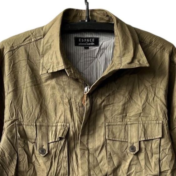 ESPACE เสื้อคลุมสีน้ำตาลอ่อน..กากี รูปที่ 7