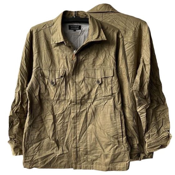 ESPACE เสื้อคลุมสีน้ำตาลอ่อน..กากี รูปที่ 5