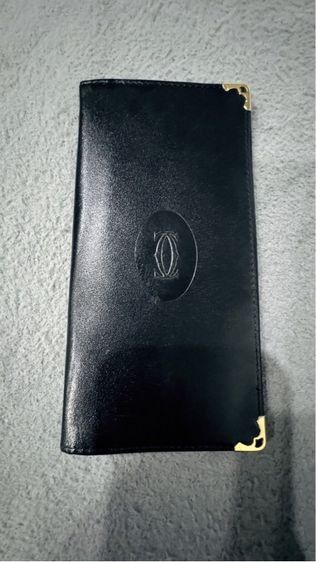 Cartier Leather Black Wallet คาร์เทีย กระเป๋าสตางค์หนัง