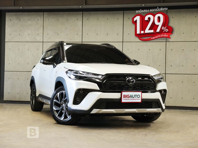 รถ Toyota Corolla Cross 1.8 HEV GR Sport สี ขาว