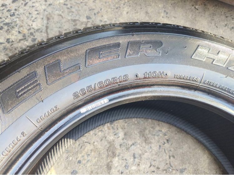 ยางกระบะ Bridgestone HT 265 60 18 ปี 25 ชุดละ 9,000 บาทครับ รูปที่ 9