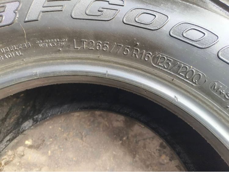 ยาง bf goodrich Mud-Terrain  265 75 16 ปี 23 ชุดละ 14,000 บาทครับ รูปที่ 10