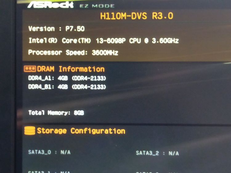 i3-6098p ๑3.60ghz 2c 4t การ์ดจอในตัวhd510 ๑ 350mhz พร้อม ASROCKรุ่น 110m-dvs ซิ้งลม แผ่นปิดหลัง  มีเก็บปลายทาง รูปที่ 5