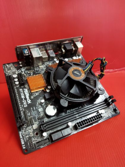 i3-6098p ๑3.60ghz 2c 4t การ์ดจอในตัวhd510 ๑ 350mhz พร้อม ASROCKรุ่น 110m-dvs ซิ้งลม แผ่นปิดหลัง  มีเก็บปลายทาง รูปที่ 16