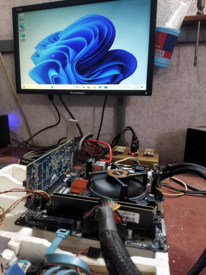 i3-6098p ๑3.60ghz 2c 4t การ์ดจอในตัวhd510 ๑ 350mhz พร้อม ASROCKรุ่น 110m-dvs ซิ้งลม แผ่นปิดหลัง  มีเก็บปลายทาง รูปที่ 15