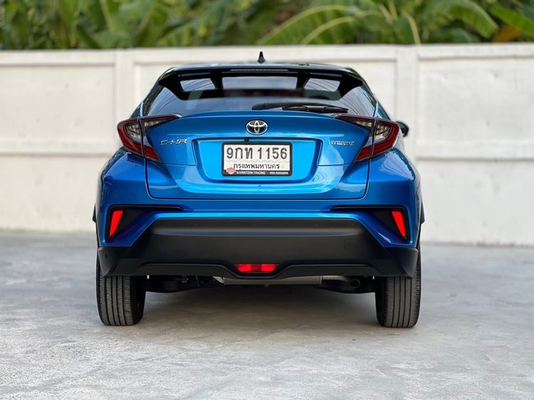 Toyota C-HR 2019 1.8 HV Mid Utility-car ไฮบริด ไม่ติดแก๊ส เกียร์อัตโนมัติ น้ำเงิน รูปที่ 4