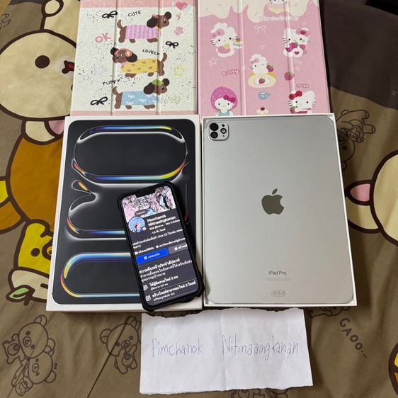 ประกันเหลือ เบต้าแบต 98 IPad Pro M4 11 256Gb Wifi Silver อุปกรณ์ครบกล่อง